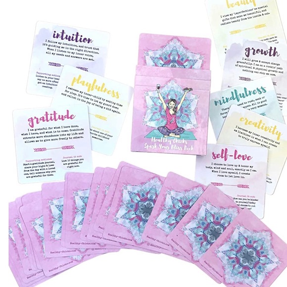 Bundle (2) Healthy Chicks Positive Affirmation Cards & Mindful Mix Cards - Picture 2 of 6